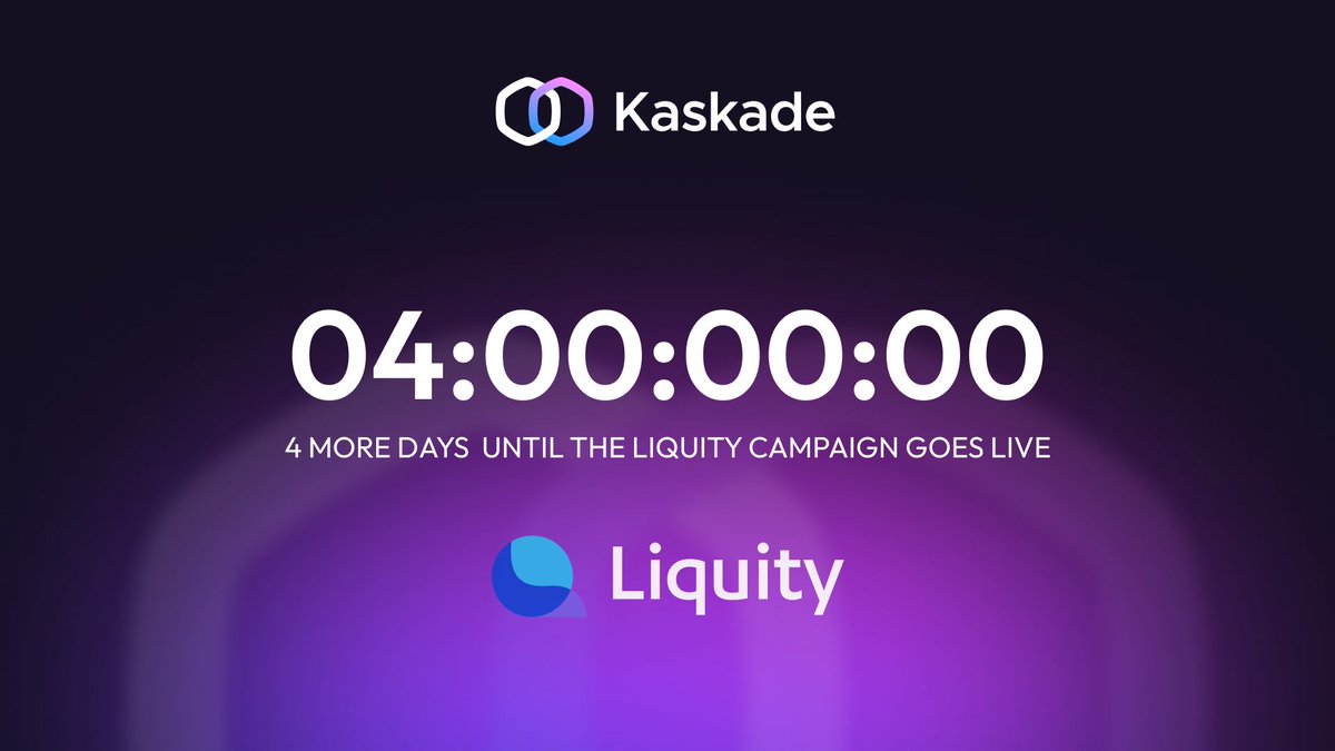 4 more days till the @LiquityProtocol campaign goes live! What it has: - $30k in rewards funded by @DeFiCollective_ - Boosted $LUSD/USDC pools - Gas fee rebates ......so much more🐉 Join us if you haven't already. 🔗linktr.ee/kaskadefinance 🔗