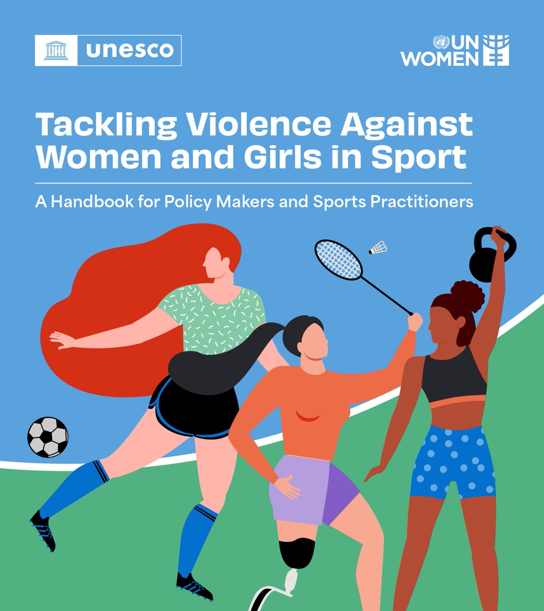Learn more about @UNESCO #Fit4Life Sports Initiative to support our work: unesco.org/en/fit4life Check out the @UNESCO & @UN_Women policy handbook on “Tackling violence against women and girls in sport”: unesdoc.unesco.org/ark:/48223/pf0… #SportsDay