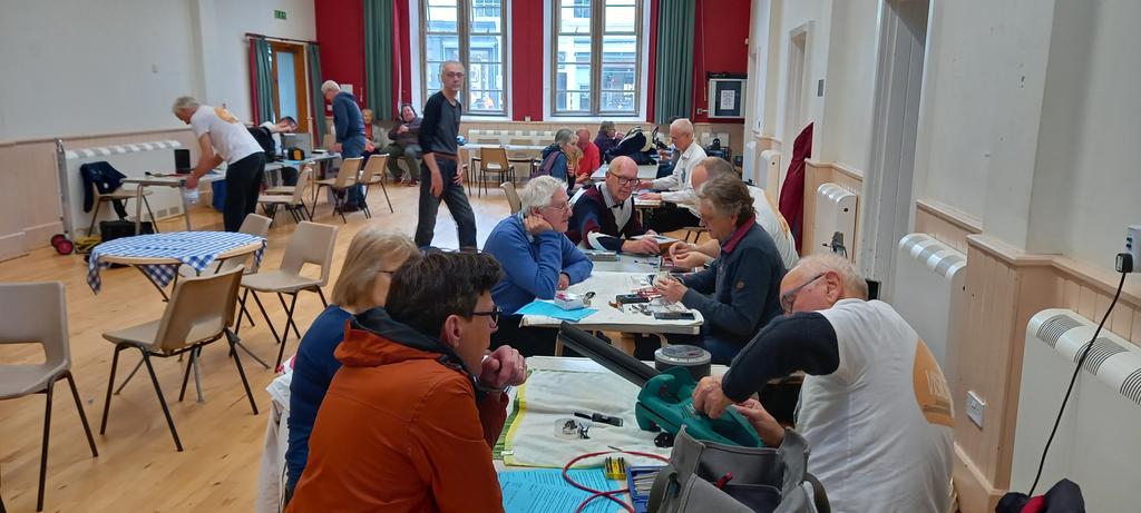 Repairs are now underway at Cheltenham Regeneration and Repair Cafe at St Andrew's Church Montpellier St GL50 1SP. Sewing, electrical and computer repairs have been popular so far today and 1st Sat of each month.