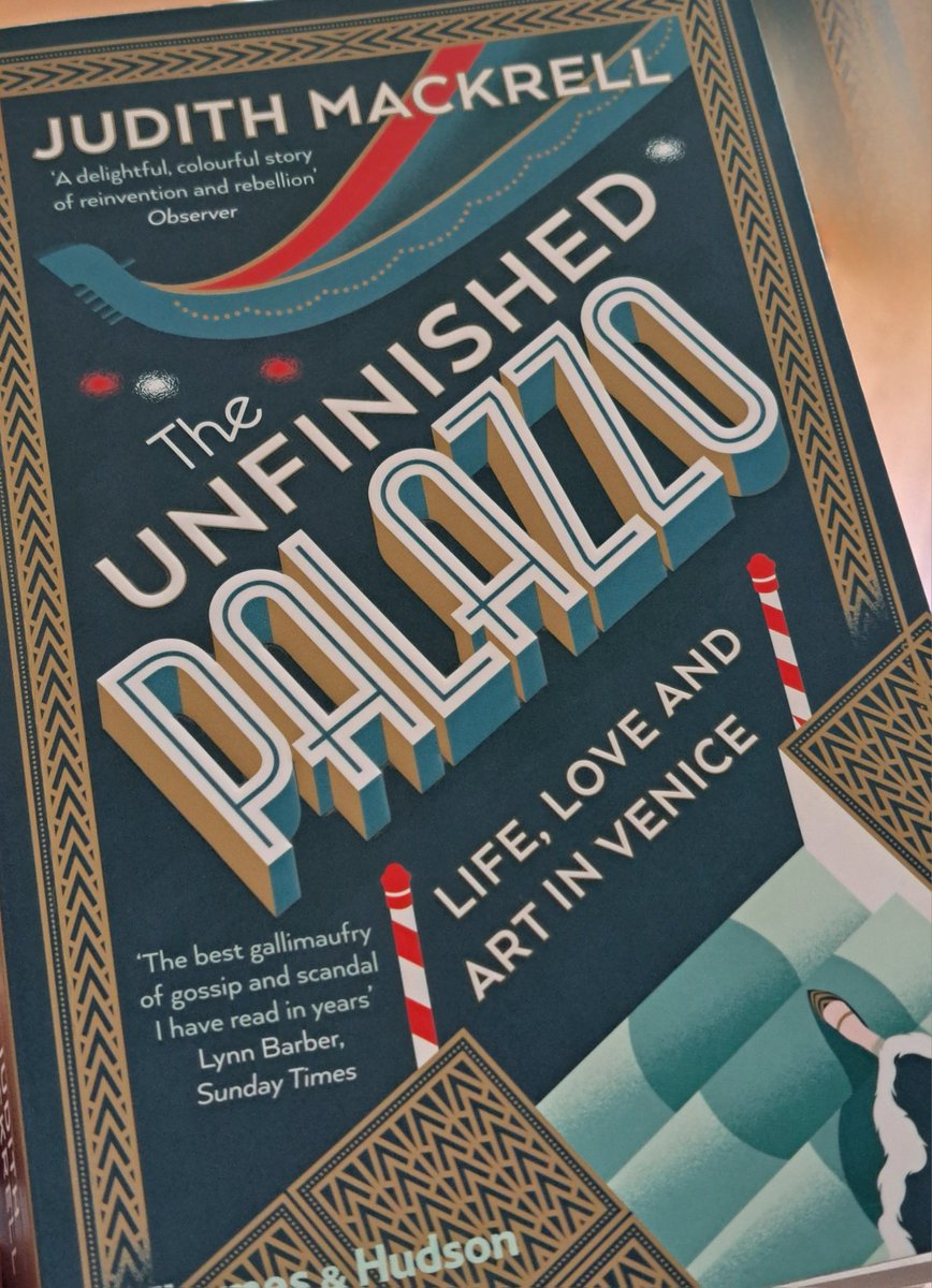 One Palazzo in Venice and three intriguing women who owned it,Luisa, Doris and Peggy and the Palazzo Venier dei Leoni brilliantly written by @judithmackrell with a myriad of characters from Winston Churchill to a snake called Anaxagoras. Loved it! @thamesandhudson