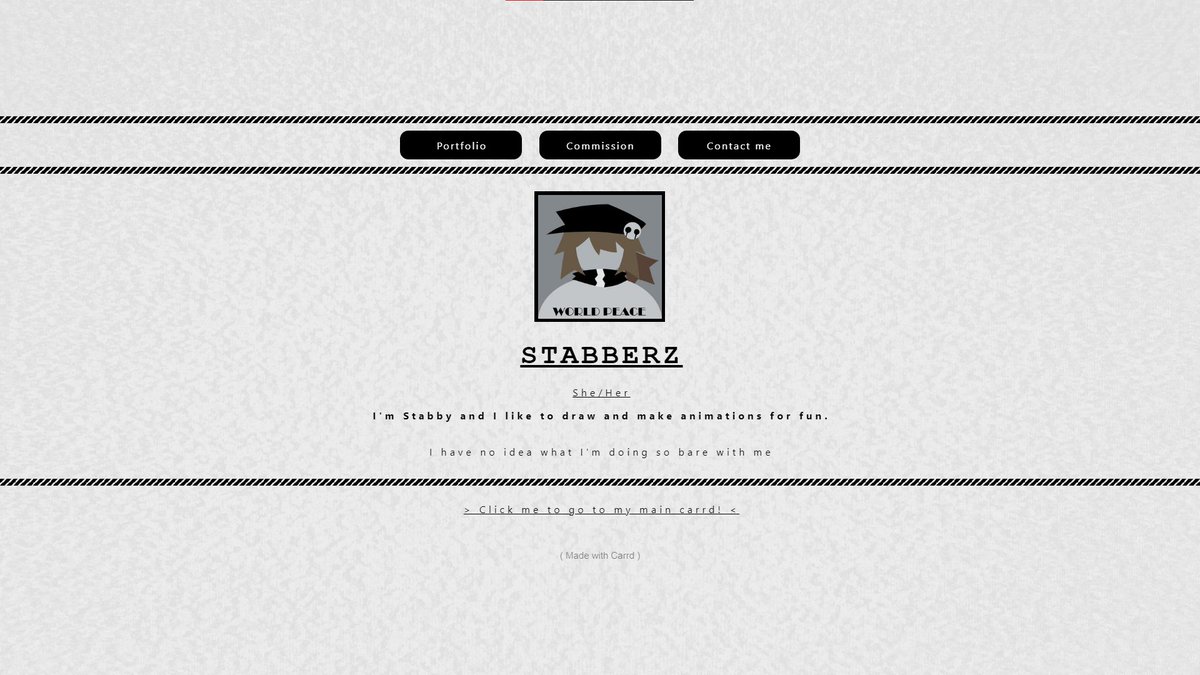 Stabberoniz's tweet image. Linking every commissions i make here

stabberzportfolio.carrd.co 

[🧵]