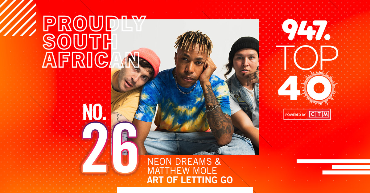 947 (@947) on Twitter photo 2⃣6⃣🇿🇦
The single 'Art of Letting Go' by <a href="/MatthewJMole/">matthew mole</a> & Canadian duo <a href="/neondreams/">Neon Dreams</a>.
'Packed with pop-punk punch & quintessential Mole acoustics'
#947Top40CTM
Listen:
📲Primedia+ App
primediaplus.com 2⃣6⃣🇿🇦
The single 'Art of Letting Go' by <a href="/MatthewJMole/">matthew mole</a> & Canadian duo <a href="/neondreams/">Neon Dreams</a>.
'Packed with pop-punk punch & quintessential Mole acoustics'
#947Top40CTM
Listen:
📲Primedia+ App
primediaplus.com