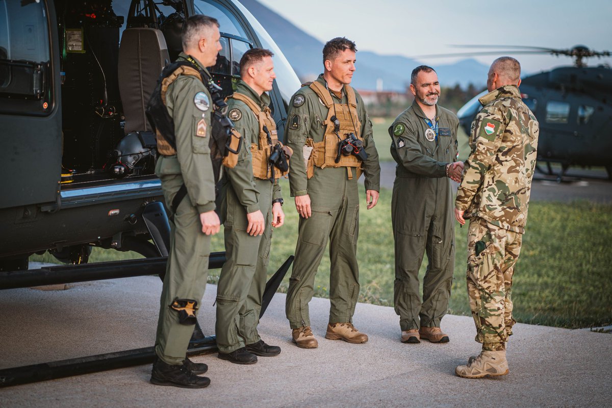 🚁 Heroes in action! #Hungarian soldiers in @euforbih saved two missing tourists in Bosnia-Herzegovina! 🌍 With an Airbus H145, they executed a swift rescue. Led by Maj Gen Dr. László #Sticz, Hungary’s expertise shines in #EUFOR 2024. 🇭🇺 #LifeSavers #HDF #StrongerTogether