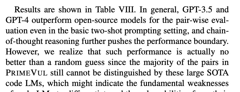 whoops! '... we realize such performance is actually no better than a random guess ...'