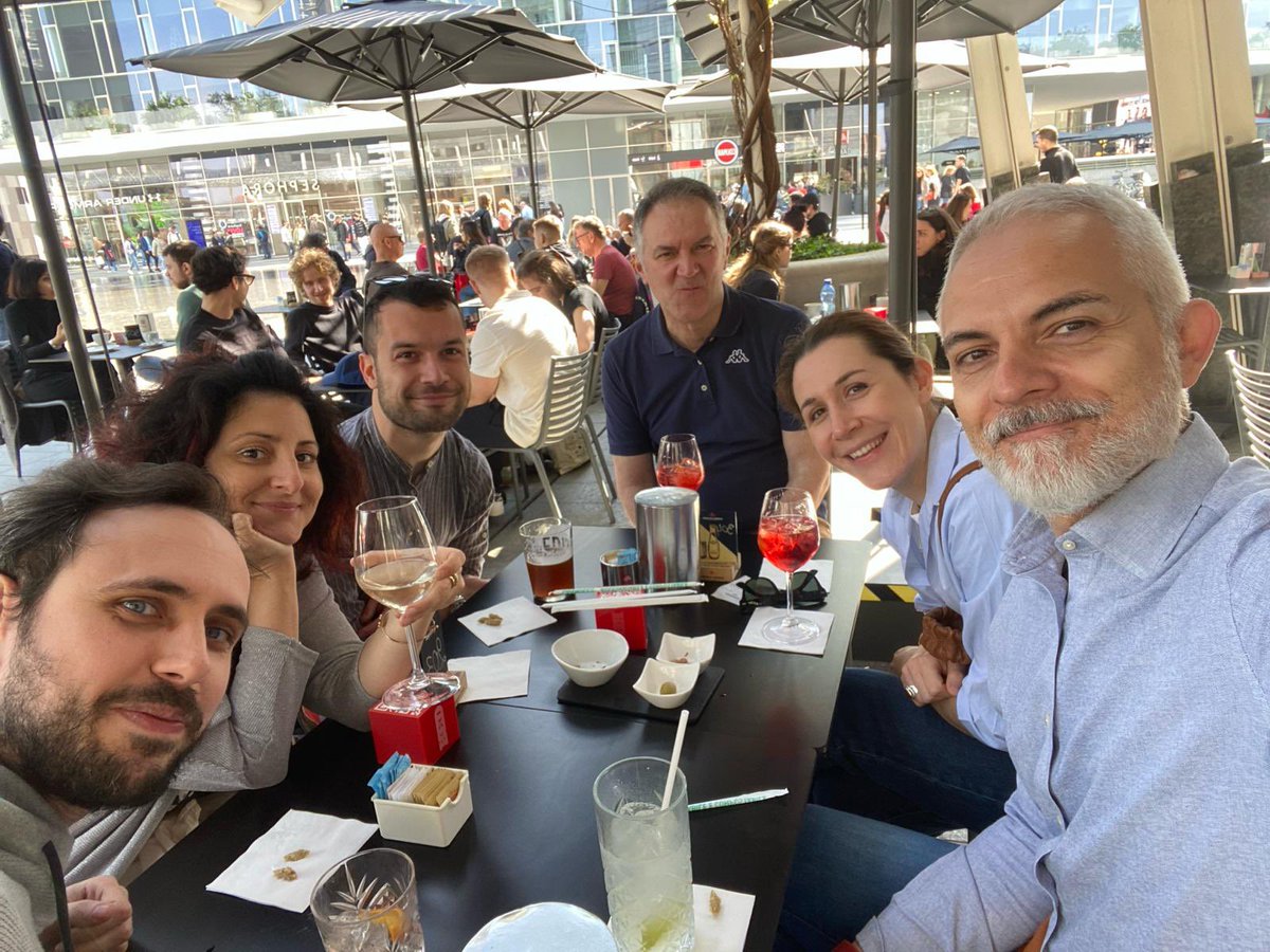 Mirco Scaccaglia (@mircoscaccaglia) on Twitter photo Reuniting with the <a href="/ChemistryLab83/">Bioinorganic Chemistry Lab83</a> crew in Milan, savoring a well-earned Campari spritz! 🍹 Reuniting with the <a href="/ChemistryLab83/">Bioinorganic Chemistry Lab83</a> crew in Milan, savoring a well-earned Campari spritz! 🍹