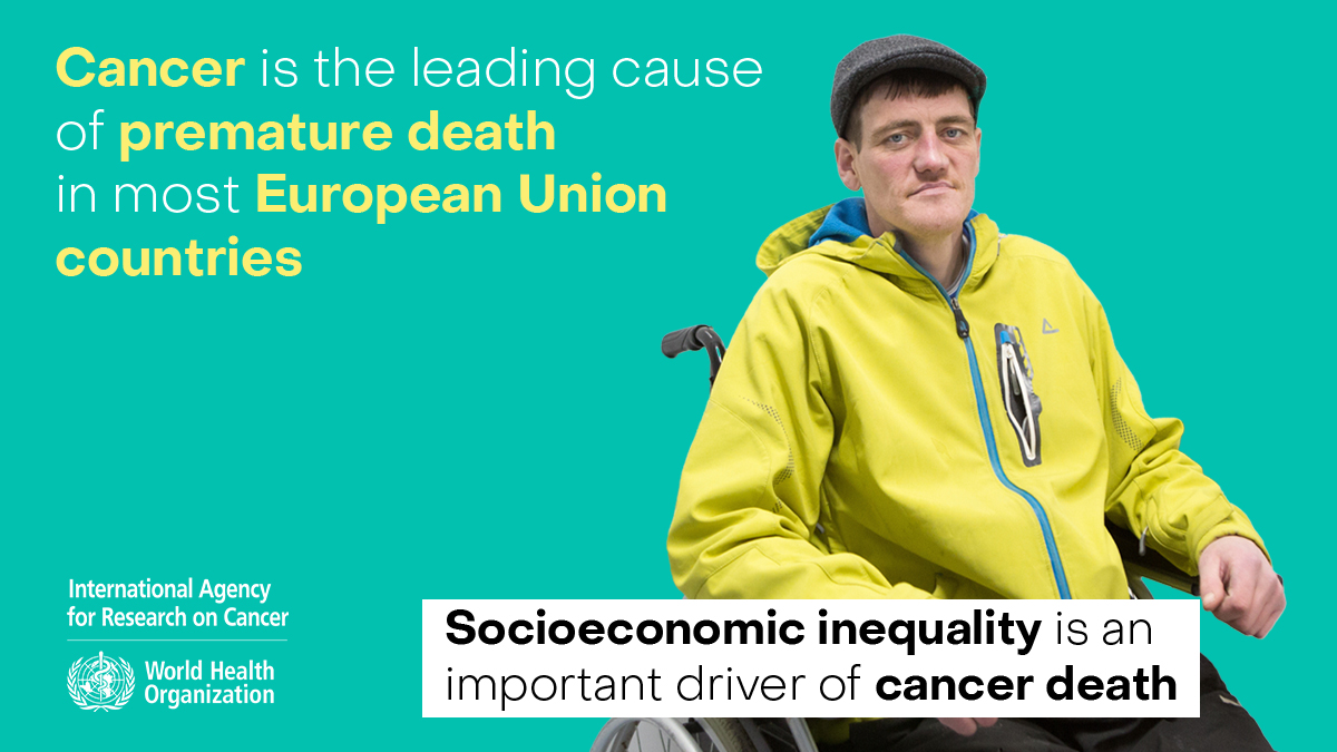 In almost every #EU country: People with ↗️ education levels have a similarly low; People with ↘️ education levels have different, but consistently higher; risk of dying of #cancer. These inequalities suggest we can do more to prevent cancer deaths. iarc.who.int/news-events/wo…