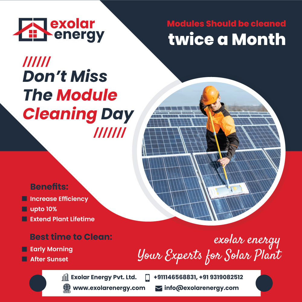 Solar Plant Cleaning Solutions !!!

📷 +91 9319082512
📷 info@exolarenergyproject.com
📷 exolarenergy.com

#exolarenergy #solarpanelspanels #SolarEnergy #SolarPower #RenewableEnergy #solarsolutions #SolarEPC #SolarProducts #rooftopsolar #rooftopsolarpanels