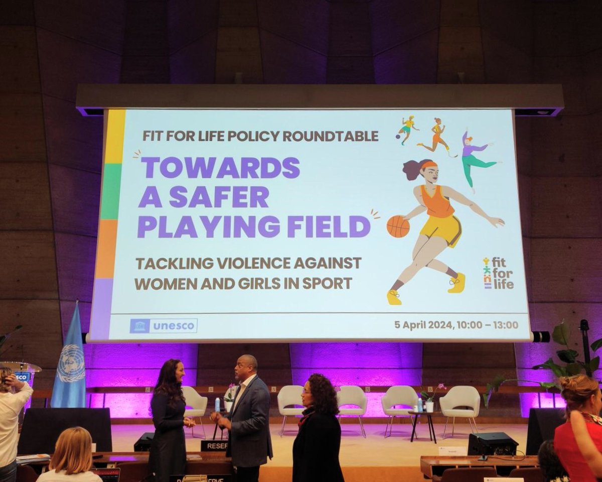 I am still in awe after @UNESCO's #Fit4Life Roundtable. When we talk about #ViolenceAgainstWomen, it’s easy to forget its real scale: 1 in 3 women worldwide — that is 736 million women. And when we talk about violence against women in #sports, the story is not any different.