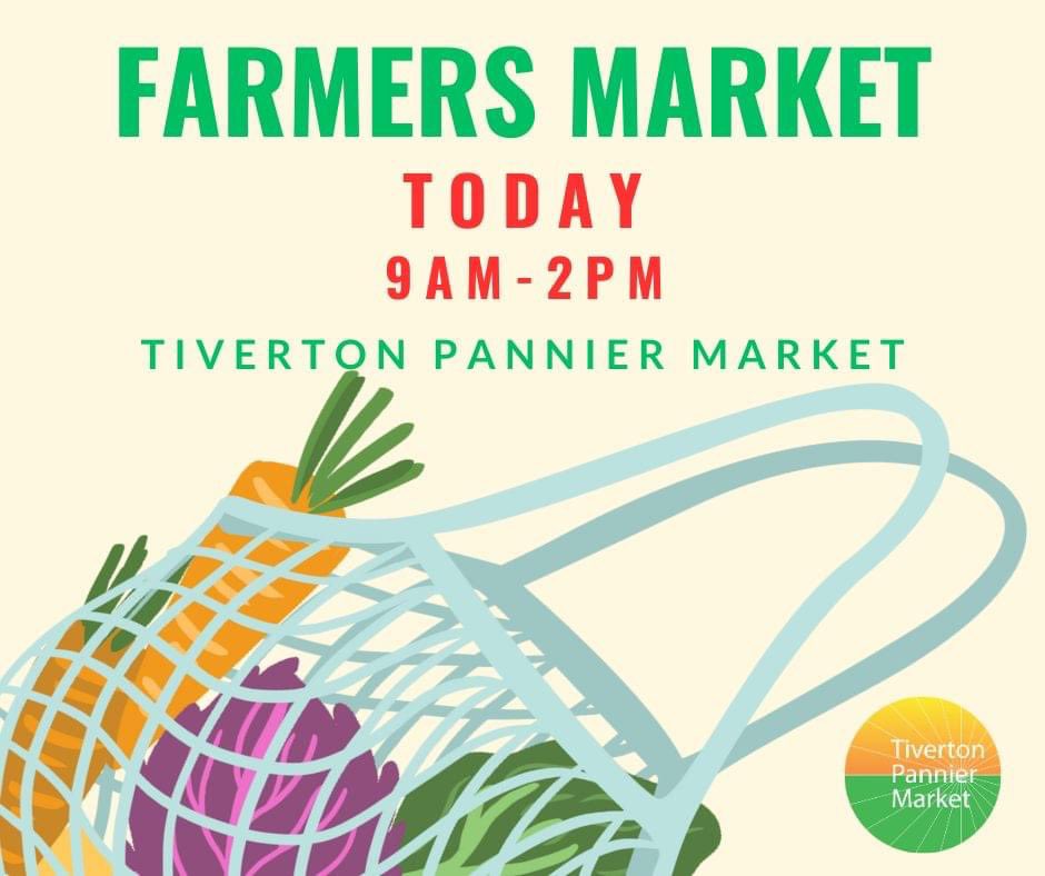 Pauline is back @TivertonMarket #FarmersMarket 9am to 2pm today. Pick up your regeneratively farmed soy free & pastured produce 🐓🐖🐑🐄🥚
#BuyLocal #MidDevon