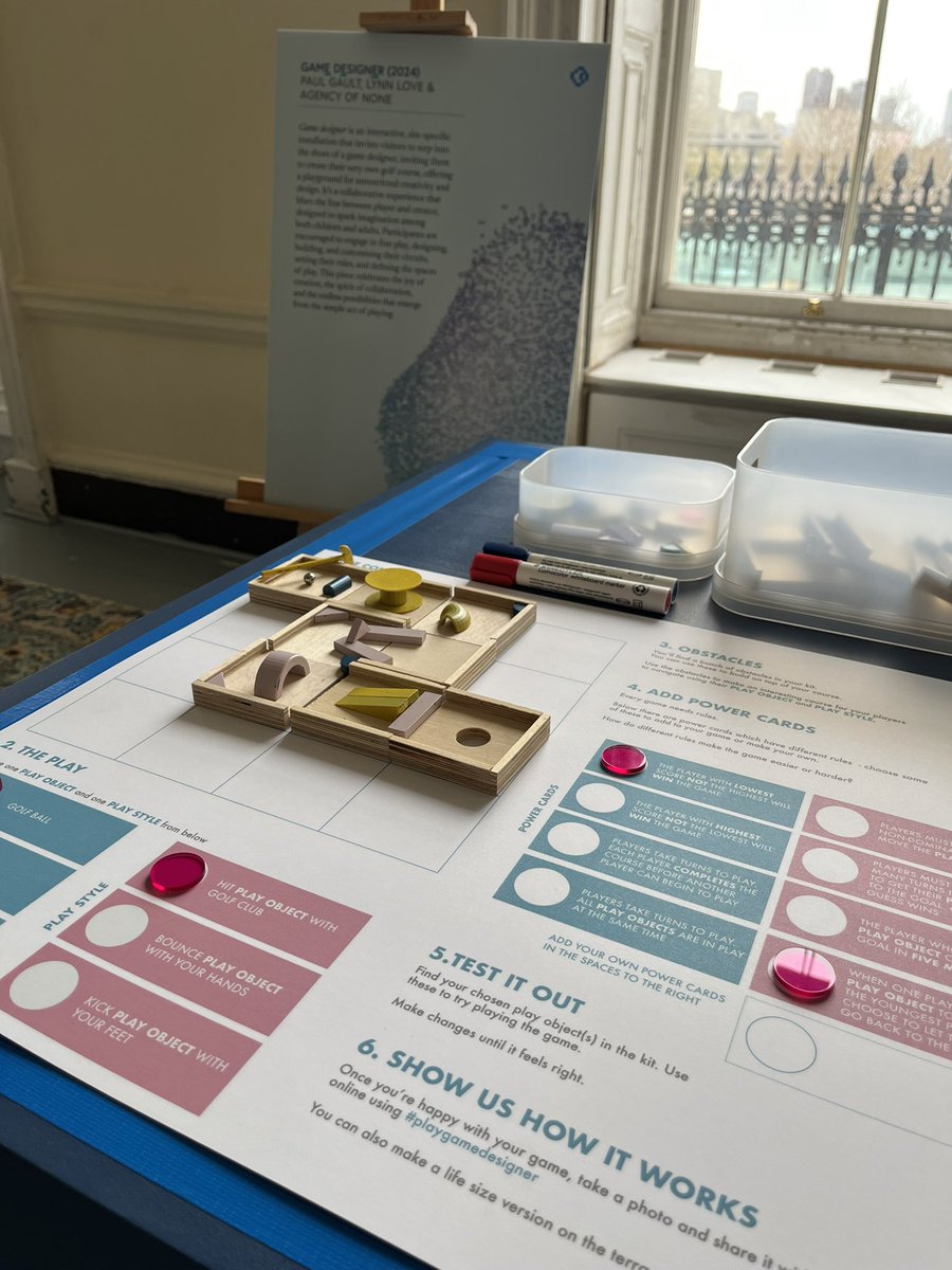toadrick's tweet image. Now Play This 2024 is about to kick off at Somerset House. Come play, feel and be moved! 

Also, you can design your own spin on crazy golf small scale in the Lancaster Room and full size on the terrace! #playgamedesigner