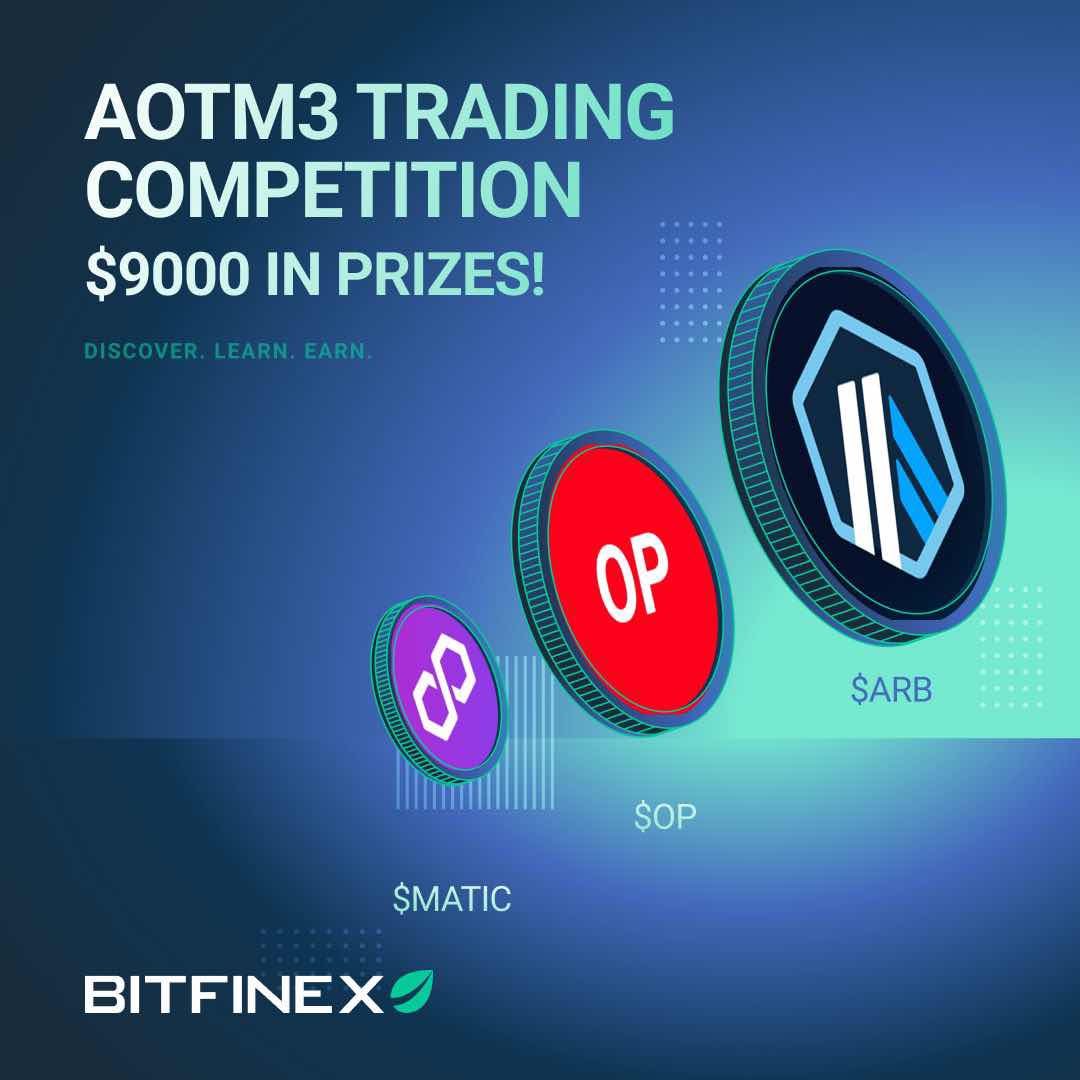 ◢ Time's ticking! ➜ @bitfinex's hot trading competition with a $10,000 prize pool ends April 13th, you still have some time to participate! $ARB, $OP, and $MATIC are in the spotlight. Show off your trading skills! Missing out on the action? Jump in now:…