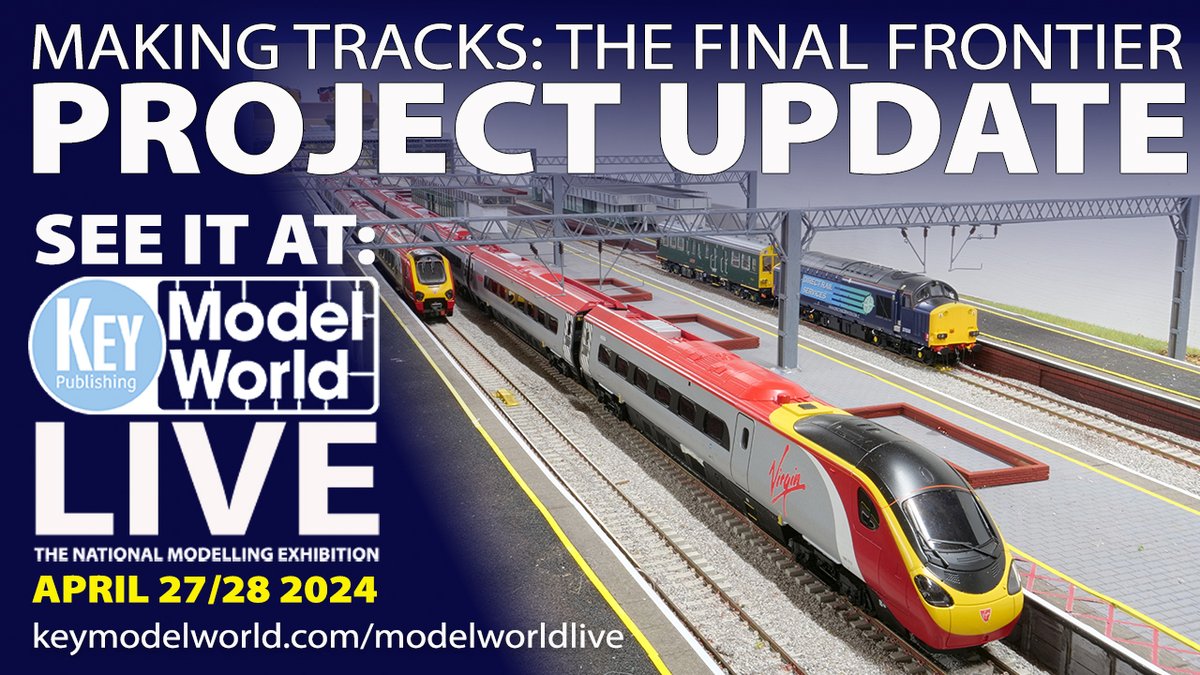 With just three weeks until Model World LIVE and the debut of Making Tracks: The Final Frontier on April 27/28 at the NEC, we visit Pete Waterman to catch up on the latest progress. Watch the video here: hubs.ly/Q02rZdjx0 #modelworldlive #makingtracks #keymodelworld