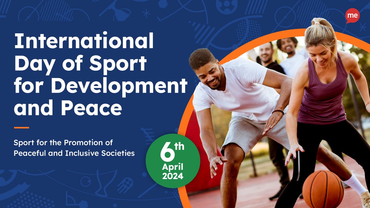 Today is the International Day of Sport for Development and Peace (IDSDP) 🏀 A day when we recognise the positive role sport and physical activity play in communities and people's lives across the globe 🌎 #IDSDP #InclusiveSport #Diversity