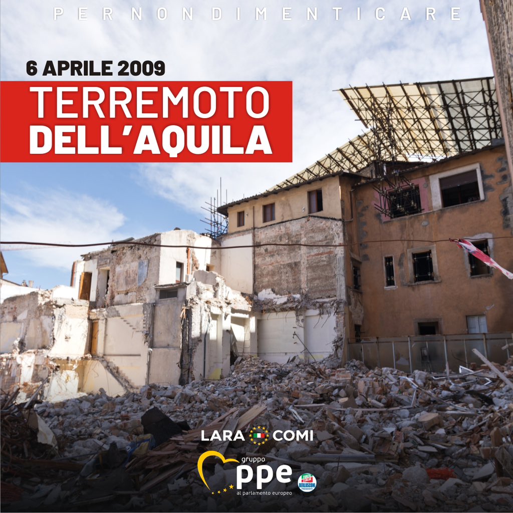 15 anni fa. Un dolore ancora vivo. Un pensiero ai familiari delle vittime. #Aquila #6aprile2009