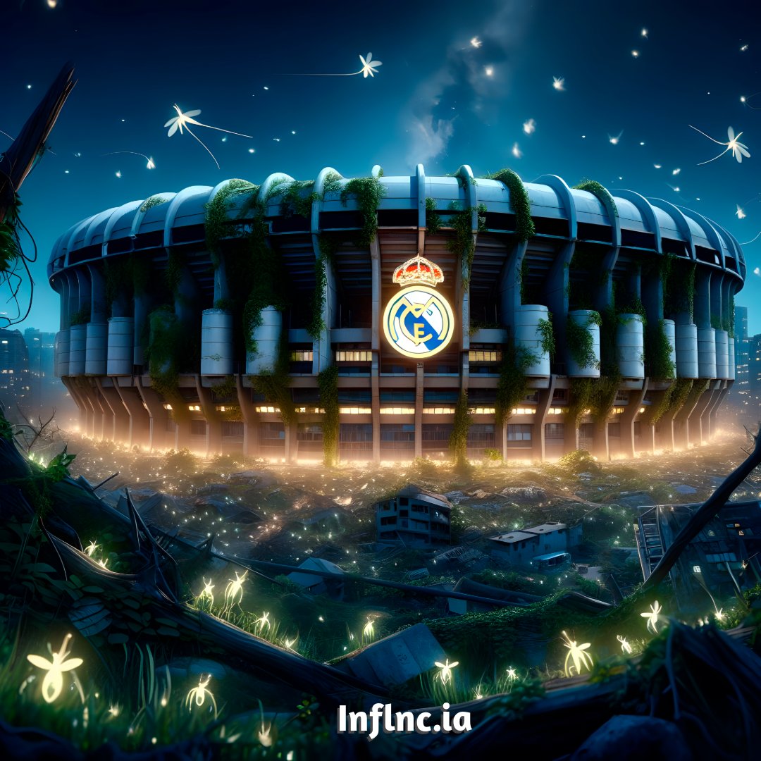 inflncia's tweet photo. Ruined Football stadiums.🏟️

Estadios de Futból en ruinas.🏟️

*Only RiaL things* WORK WITH AI &amp; PHOTOSHOP

#bernabeu #campnou #realmadrid #barcelona #messi #ai #ia  #digitalartist  #aiartwork #artdaily #photoshop #design https://t.co/rsVp8uHnWv