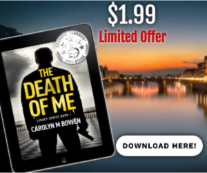 CMBowenAuthor's tweet photo. Dive into a thrilling mystery! For a limited time, get "The Death of Me" by Carolyn Bowen for only $1.99. Don't miss out on this gripping read! #ebookdeal #thriller #ItalianMob #dangerousromance #limitedoffer https://t.co/lvpqkbv0e7 https://t.co/PcoCDDvDSM