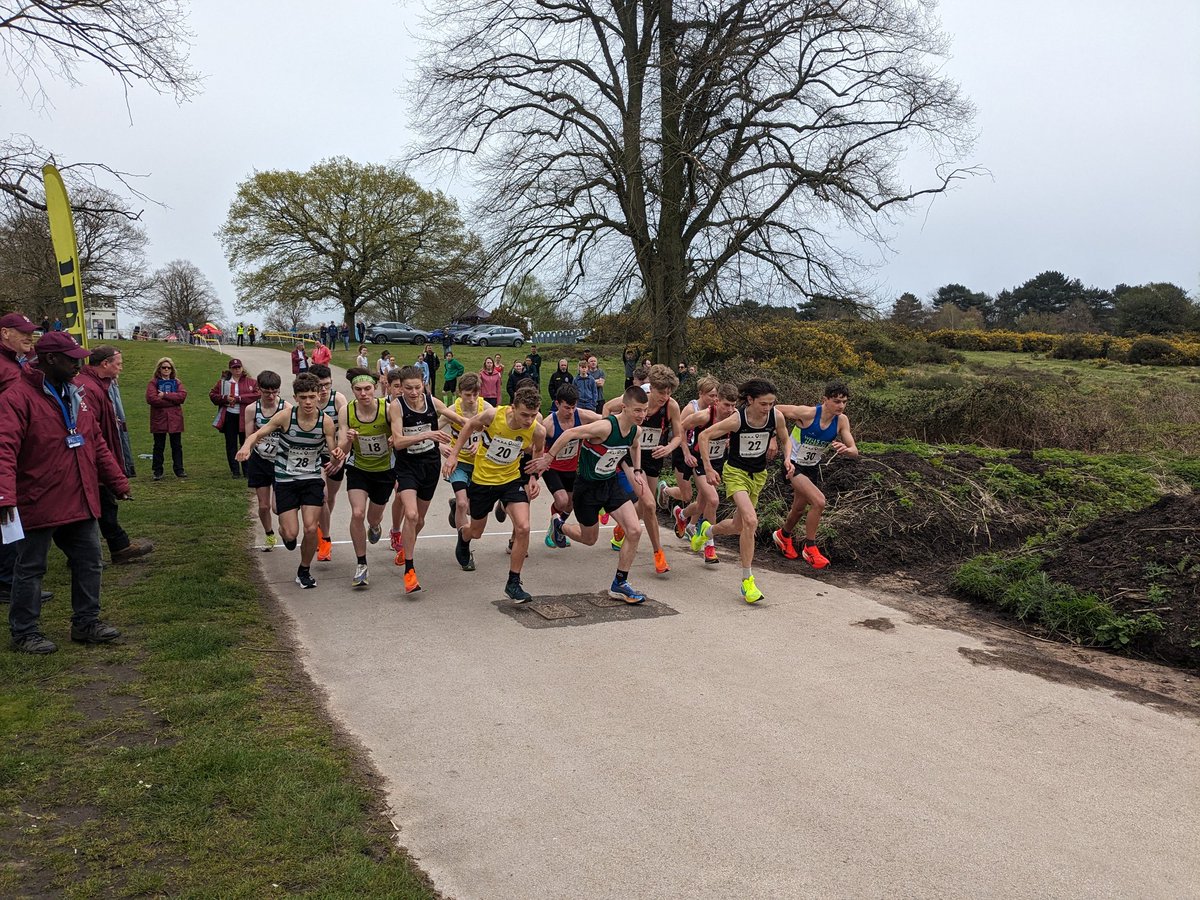 Age group 5km races are under way here in Birmingham at the 12-stage road relays.