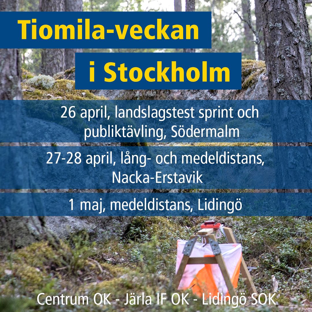 Tre veckor kvar till Järladubbeln från Tenntorp, Erstavik.
Långdistans: eventor.orientering.se/Events/Show/47…
Medeldistans: eventor.orientering.se/Events/Show/47…