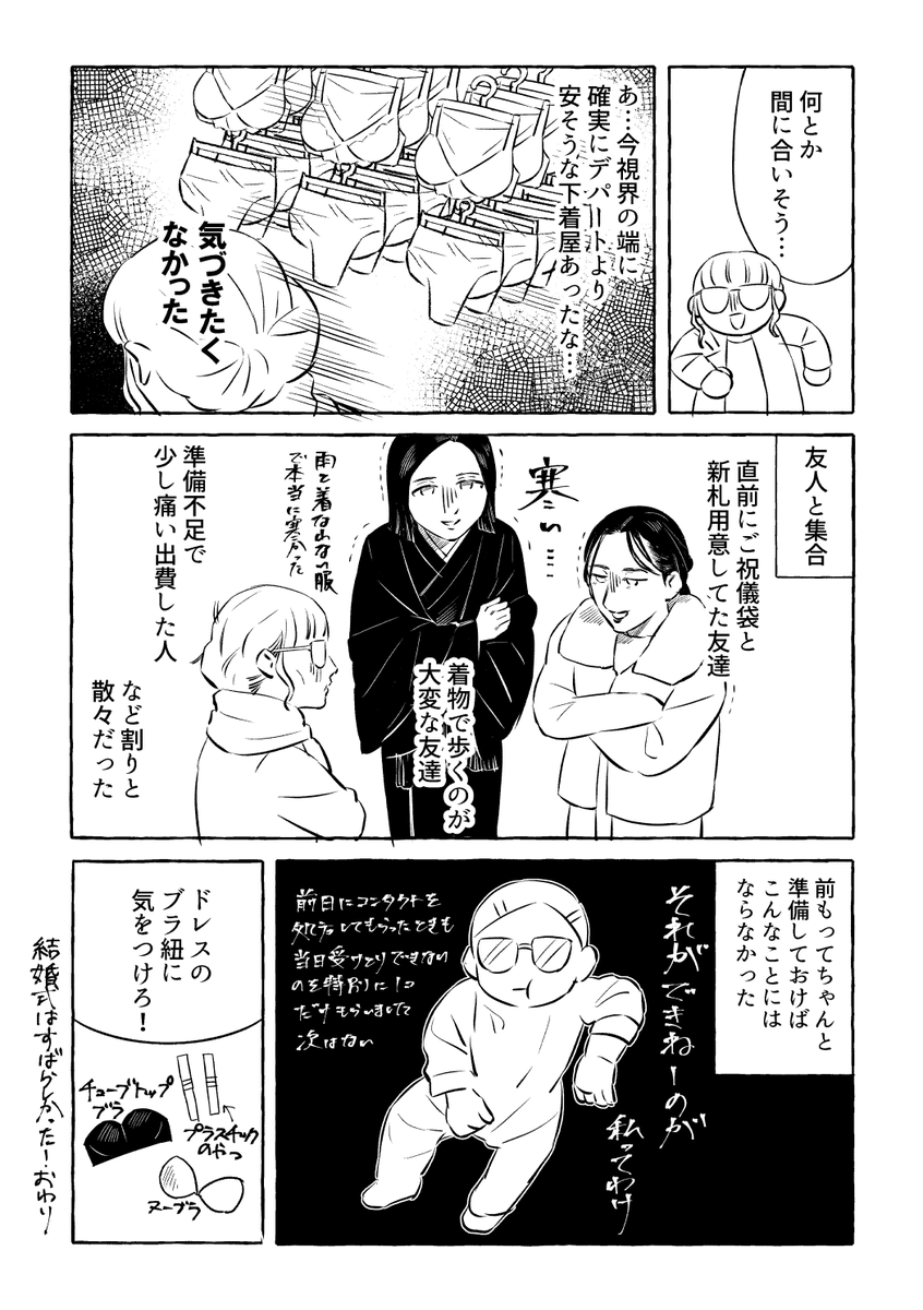 結婚式参列の当日の話 