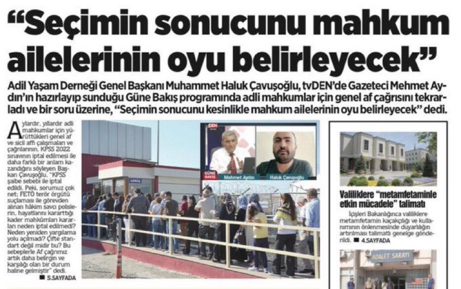 SnErdoğan BayramAffı @RTErdogan @eczozgurozel DİYARBAKIR ANNELERİNİN ÇOCUKLARININ TERÖR SUÇU AFFEDİLİP ASKERE UGURLANIYORSA MAHKUM ANNELERİNİN ÇOCUKLARIDA AFFEDİLSİN EMPATİ YAPILMASINI BEKLİYORUZ 👍🏻