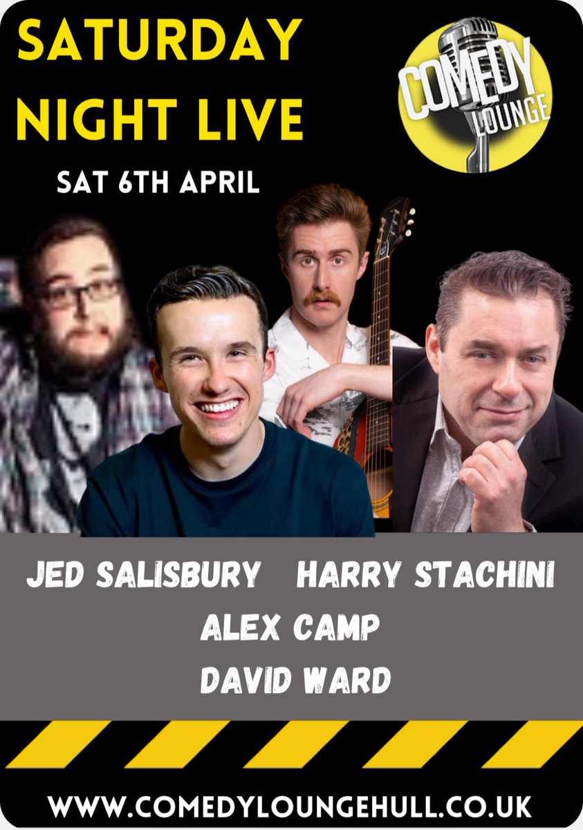 Saturday are for nights out!🙌🏼

comedyloungehull.co.uk