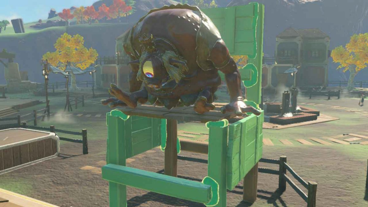椅子、大きかったかも #ゼルダの伝説 #TearsOfTheKingdom #Zelda #NintendoSwitch