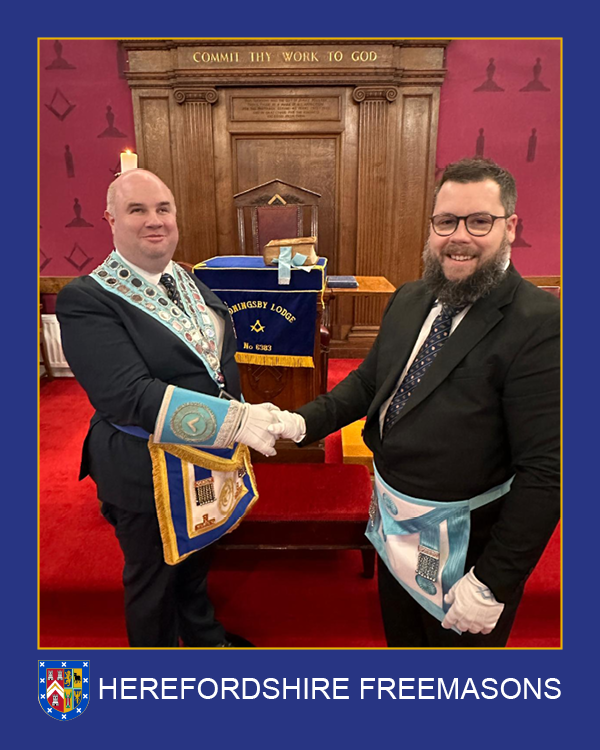 Another busy week in Herefordshire Province with three Lodges meeting in Hereford and Ross on Wye. A very successful meeting at Coningsby Lodge in Hereford welcoming our newest MM into the Province. Wishing him an enjoyable future in Freemasonry. #Freemasons