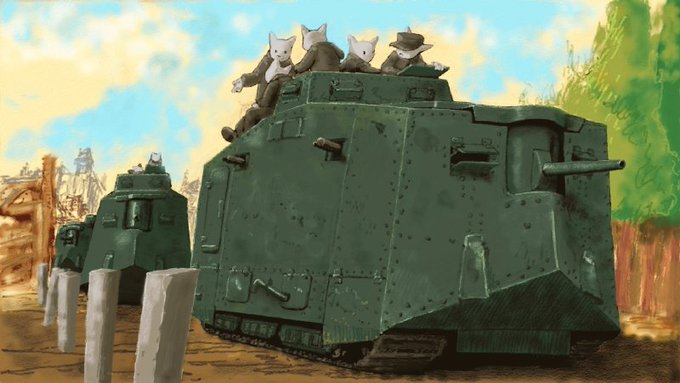 「昼間 戦車」のTwitter画像/イラスト(新着)