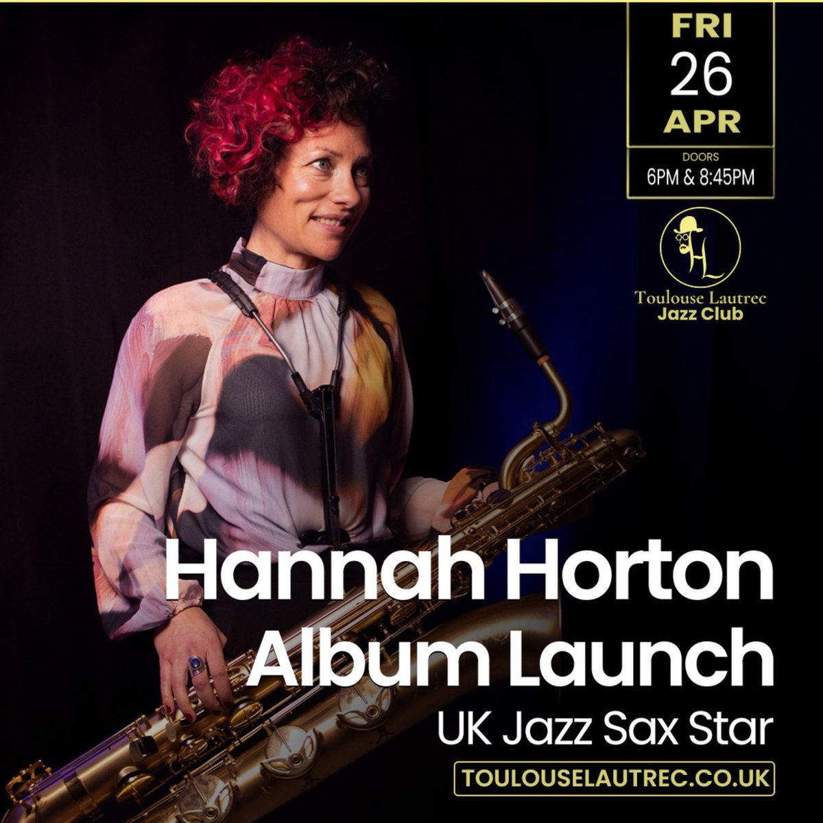 I'm beyond excited to invite to each and every one of you for a night filled with love, music, and memories at the launch of my new album, 'Live In Soho,' on April 26th, at the Toulouse Lautrec Jazz Club! #ukjazz #newalbum #londonjazz #livejazz #jazzsax