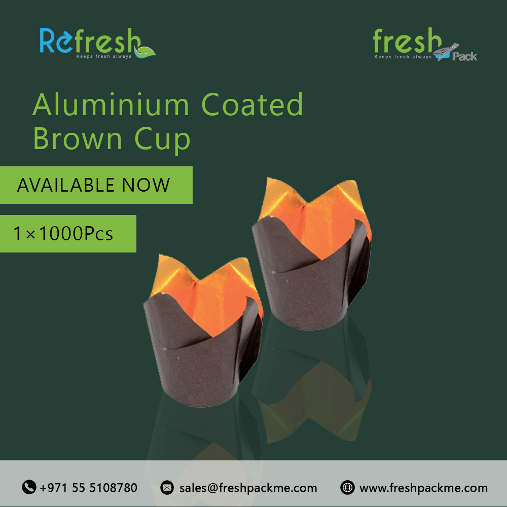 Elevate Your Dining Experience with Our Sleek Aluminium Brown Cups. Taste, Style, and Convenience in Every Bite
#FreshPack #aluminiumcups #refresh #PackingProducts #productmarketing #AluminiumProducts #dubai #uae