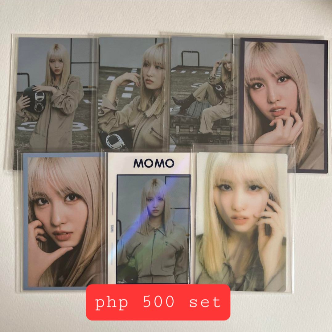 #mjstwice [Pre-order] ❗TWICE Momo Twice In A World TIAW TC Set +SHOP Freebie !! 🕰️DOP: PAYO 📥To Order: DM to secure 🤗 ❌IGNORE IF YOU FIND THIS OP❌ ❌NOT OWN PULL❌ ❌NO TO SENSITIVE❌