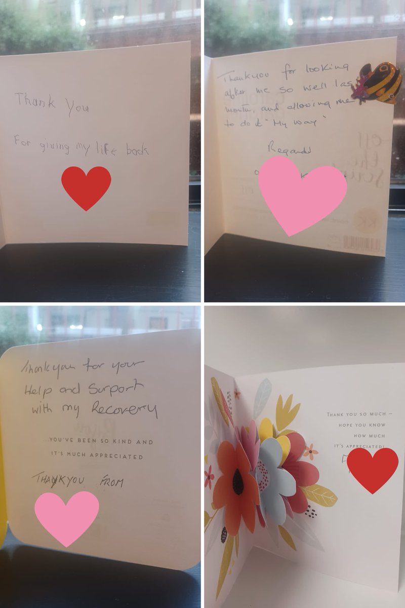 We are always so grateful to receive lovely cards and messages from our patients, their families, as well as staff and students as they leave Sussex
Rehabilitation Centre 💌 #thankyou #thankyoucards #sussexrehabilitationcentre #neurorehab #gratitude