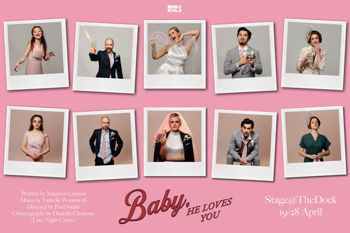 13 sleeps to go until Baby, He Loves You opens at @stageatthedock 💕 Unlucky for some? bit.ly/3uqnO8G