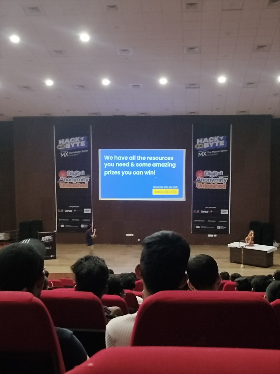 RajyaVardhy's tweet image. Having a blast at IIITDM JABALPUR in HackByte 2.0. Never thought that this could such a fun filled event to participate. I hope that I will attend many such events in the future
#hackbyte #logitech #iiitdmjabalpur