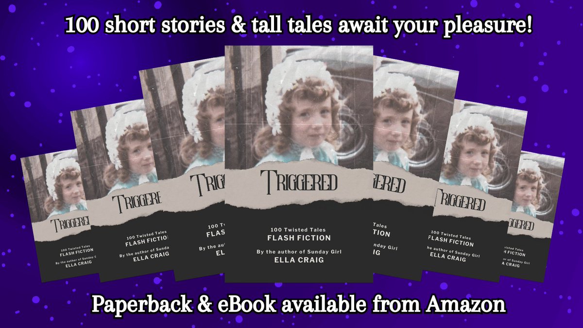 𝐓𝐫𝐢𝐠𝐠𝐞𝐫𝐞𝐝 𝐛𝐲 𝐄𝐥𝐥𝐚 𝐂𝐫𝐚𝐢𝐠 100 twisted tales. No trigger warnings. You’re a grown-up. Deal with it. Buy your copy from #Amazon or read for free with #KindleUnlimited! #IARTG #MustRead #FlashFiction #BookBoost #BooksWorthReading #ReadingCommunity