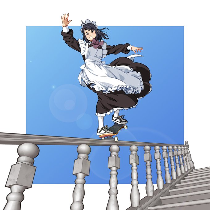 「railing smile」 illustration images(Latest)