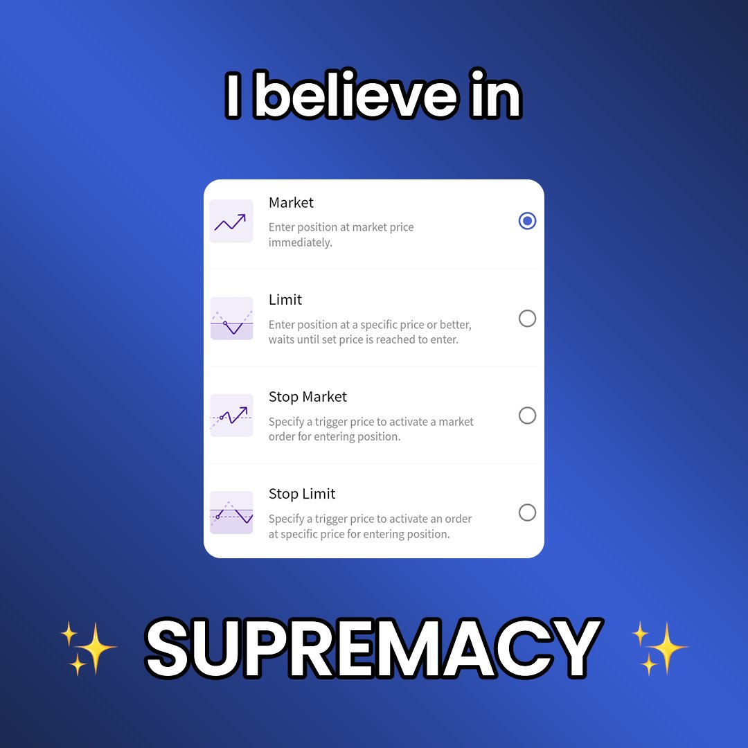 Which trading supremacy do you believe in?💫