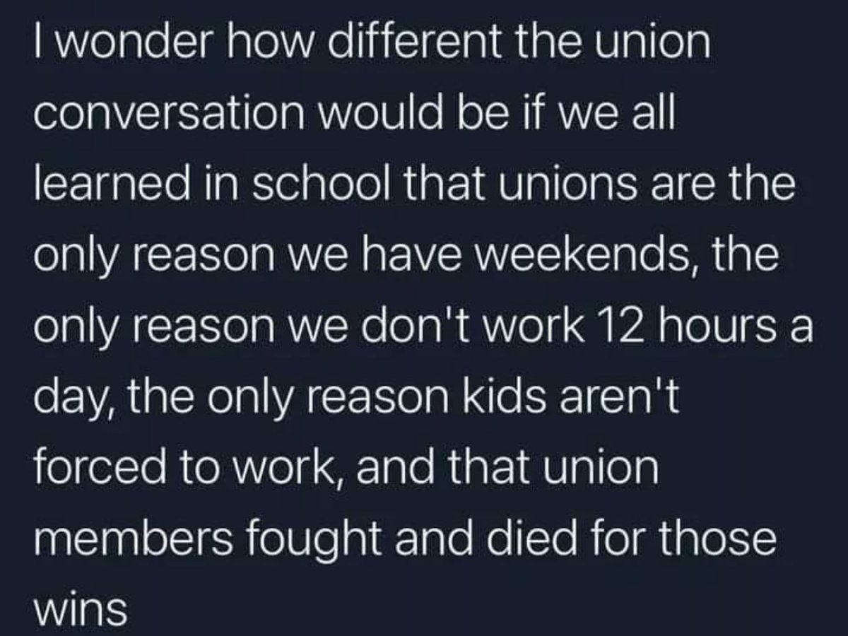 History matters. Thank a union. #1u