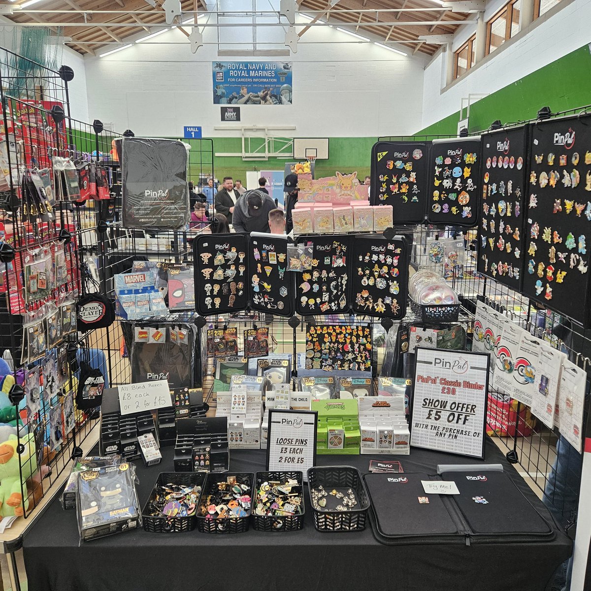 Ready to go! Find us at The TCG Show in Cambridge this weekend!

#CanbridgeEvents #PinCollector #PinCollection #PokemonPins #MarvelPins #DisneyPins #HarryPotterPins #EnamelPins #BatmanPins #PinTradingUK