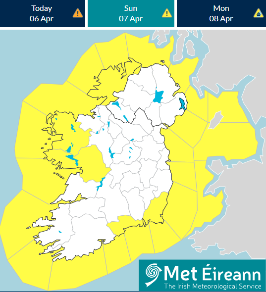#StormKathleen will bring very strong & gusty southerly winds to all areas today🌬️ New wind warnings are issued for tonight into tomorrow morning for some regions🍃 ⚠️Keep up to date on warning times for your area⬇️ ℹ️ met.ie/warnings-today… ℹ️ met.ie/warnings-tomor…