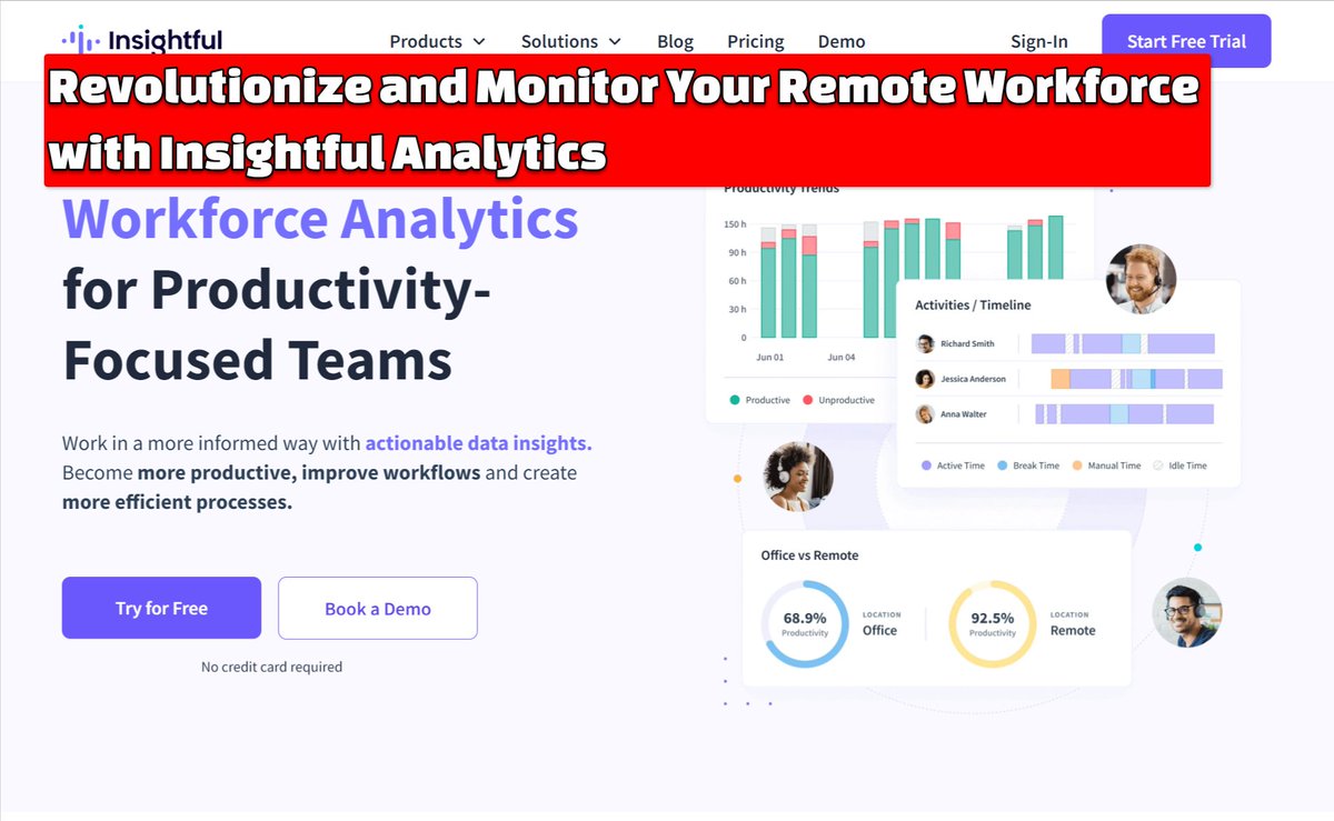 Revolutionize and Monitor Your Remote Workforce with Insightful Analytics
softtechhub.us/2024/04/06/mon…
#RemoteWorkforce #RemoteWork #HybridWork #WorkFromAnywhere #EmployeeMonitoring #EmployeeAnalytics #ProductivityMonitoring #TimeTracking #ActivityTracking #PerformanceManagement Covid