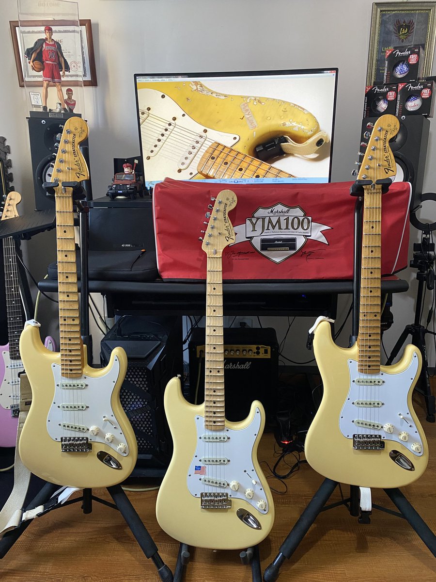 DODYJM308's tweet image. Yngwie Malmsteen Young Guitar & Fender & Marshall YJM100 #yngwie #yngwiemalmsteen #fender #marshall @OfficialYJM