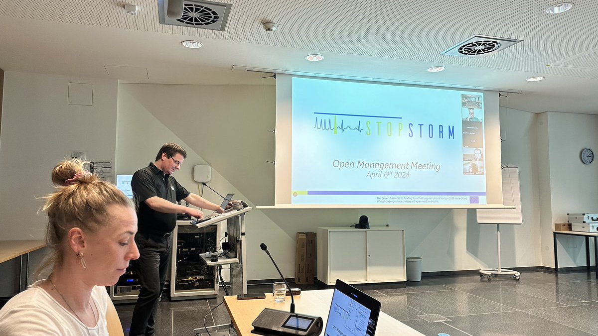 STOPSTORM management board meeting in Berlin officially opened by new coordinator dr Oliver Blanck, hosted by prof Felix Mehrhof at Charité