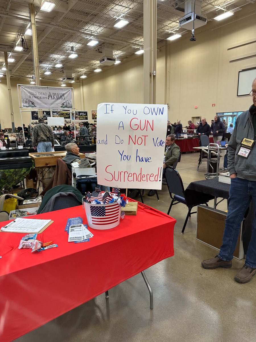 Ready. Set. Go!!! Day 1 of gun show. If anyone is in Monroeville, please stop by!