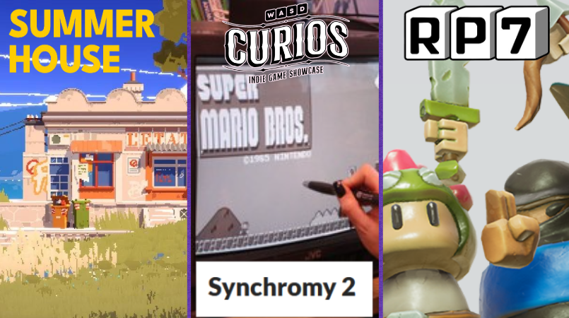 So many talented Developers next up on our Curios Collection for WASD 2024, we're delighted to have: 🕹️ SUMMERHOUSE - Friedemann 🕹️ Synchromy 2 - Richard Sherriff 🕹️ RP7 - Turtle Cream We can't wait for indie game-fanatics to get a chance to play these titles!