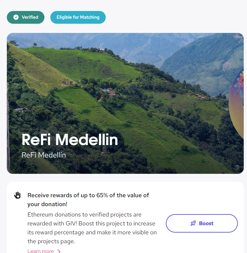 🚀 The vibrant ReFi Medellín community is part of an amazing QF Round with @Giveth and @ensdomains, and the action is already underway! 👉 tinyurl.com/ReFiMedGiveth Guess what... 🤔 🧵1/5
