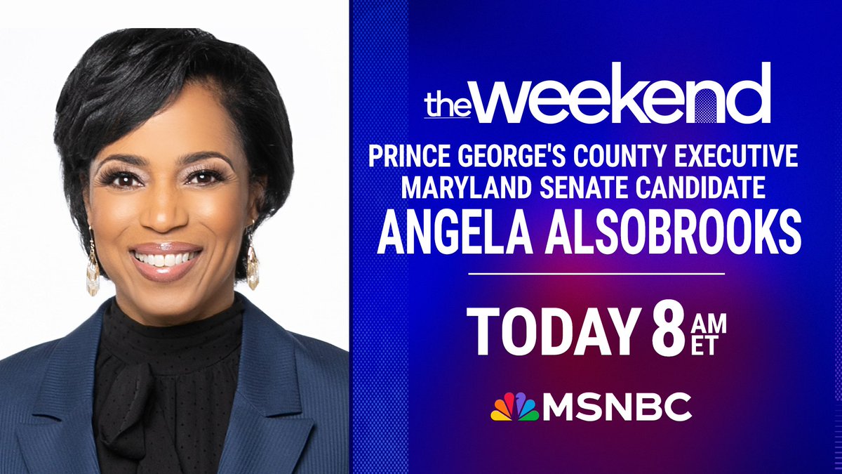 Maryland Senate Candidate @AlsobrooksForMD joins The Weekend to discuss President Biden’s trip to Baltimore to survey the damage of the collapsed Francis Scott Key Bridge.