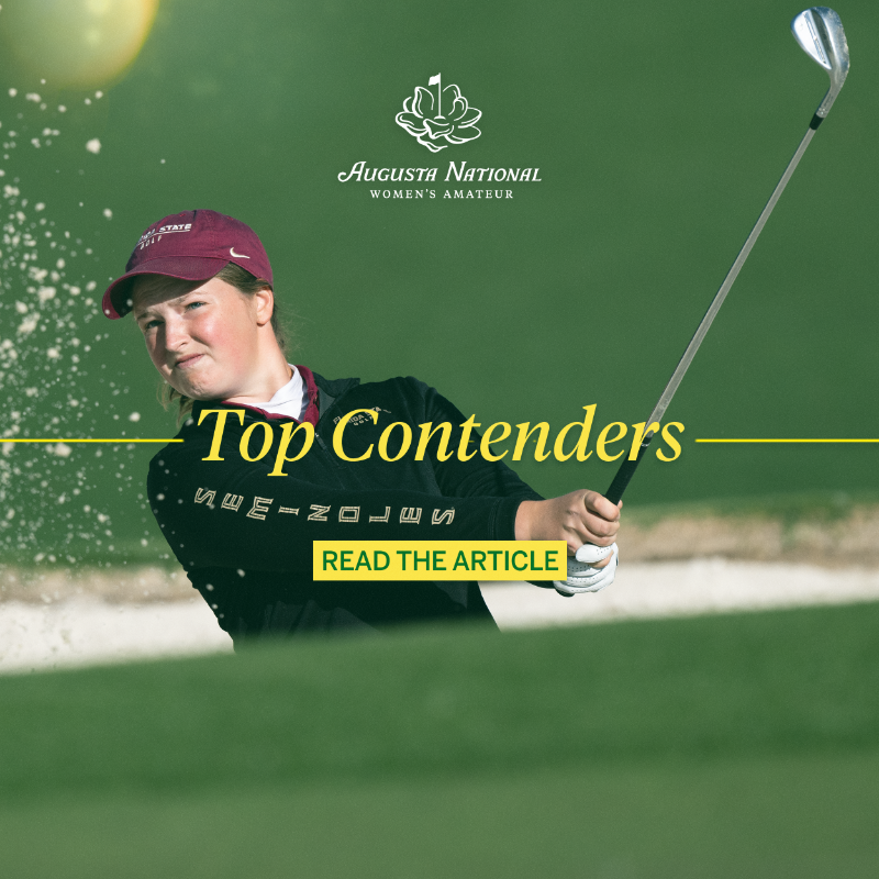 anwagolf's tweet photo. One leader. 34 chasers.

After a Friday practice round at Augusta National, the front-runners are finding their composure in hopes of becoming champion.

#ANWAgolf