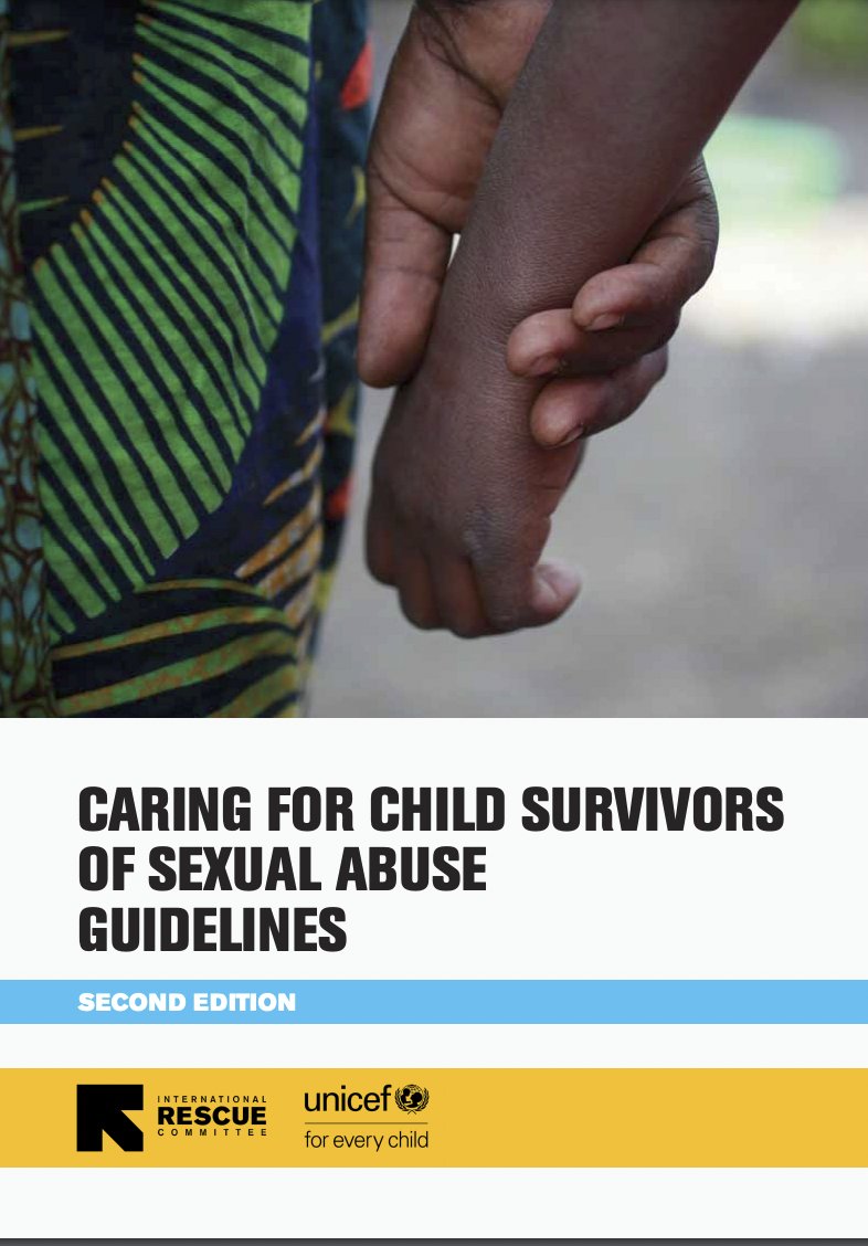 UPDATED 📙 Caring for #child survivors of sexual abuse guidelines (2nd edition) is an up-to-date technical guidance on providing a model of quality care for children & families affected by #sexualabuse in #humanitarian settings. Download 🔗 bit.ly/3vGSeE4
