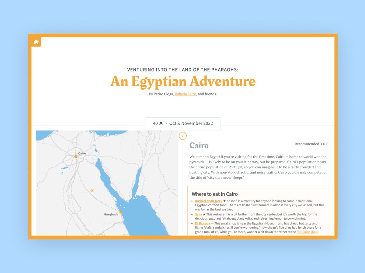 🌍 Egypt Travel Guide &amp; Itinerary

dribbble.com/shots/23962786… #dribbble